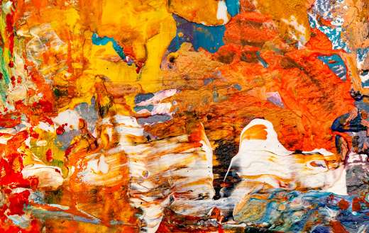 Super bright abstract painting