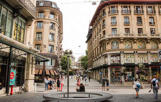 Day time people walking