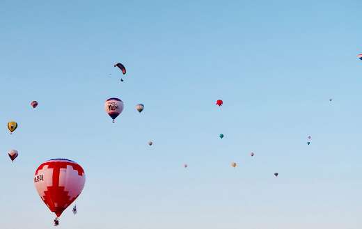 Hot air balloons time online