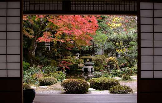 Japanese garden wallpaper