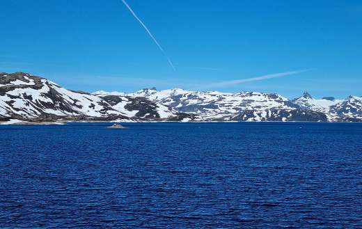 Mountain river view Norway