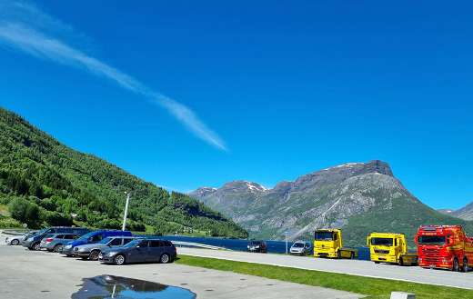Parking area somewhere Norway