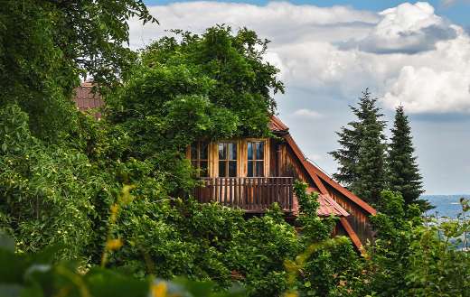 Wooden house Beskidy mountains