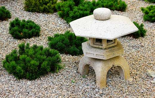 Japanese garden decoration