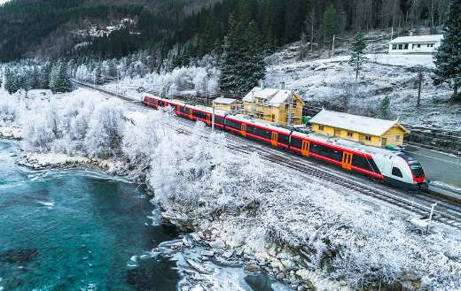 Oslo Norway train puzzle