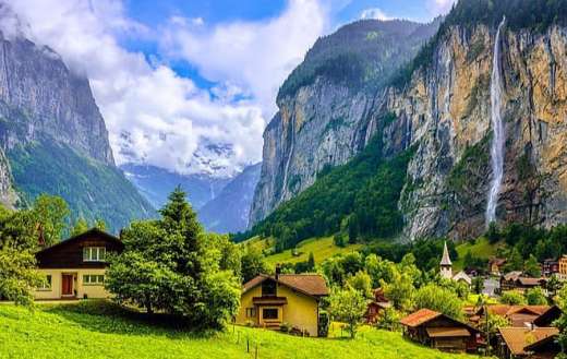 Staubbach waterfall Lauterbrunnen Sweizerland