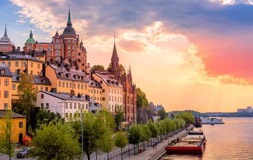 Stockholm Sweden summer scenic