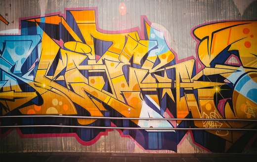 Wall abstract painting