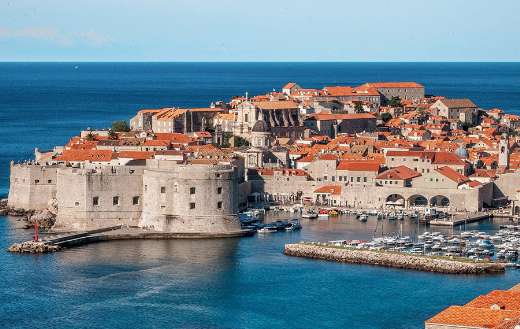 Dubrovnik Croatia old town city