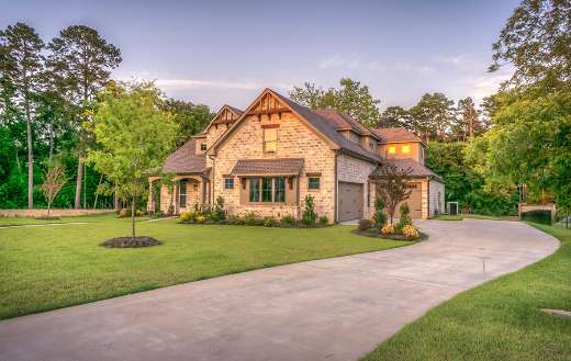 Luxury home big garden area