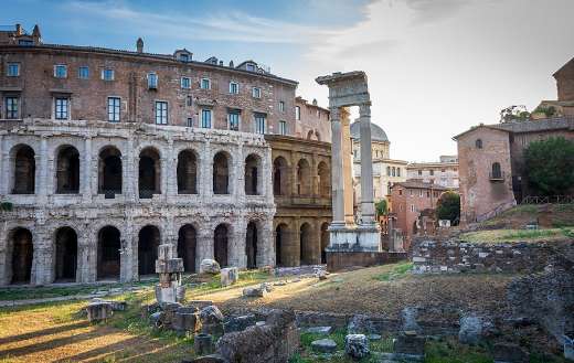 Rome Italy ancient colosseum
