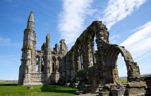 Old church ruins England