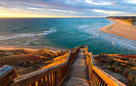South port beach boardwalk Noarlunga South Australia