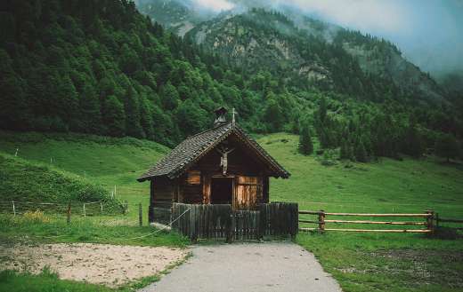 Wooden church or chapel