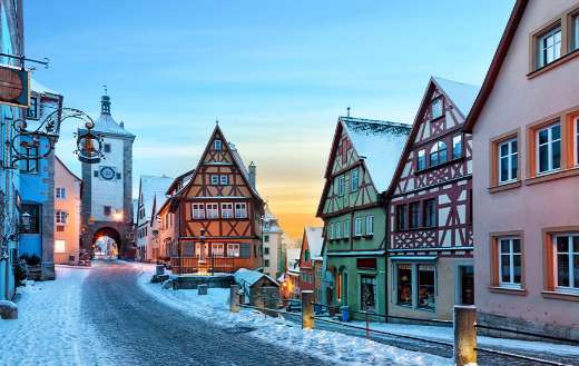 Medieval old Rothenburg ob de Tauber