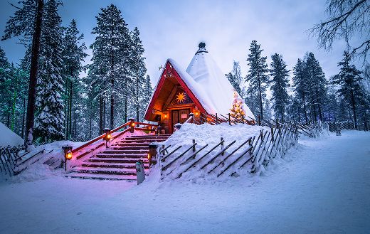 Santa Claus village of Rovaniemi Finland