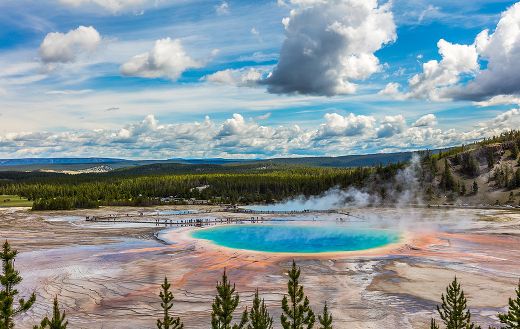 Yellow stones nature puzzle
