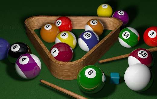 Billiards snooker pool puzzle
