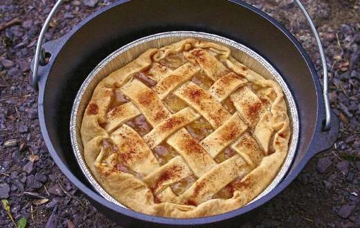 Dutch oven apple pie puzzle