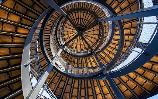 Gaia zoo spiral stair case design