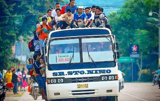 Bus Bohol Philippines during May