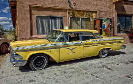 Edsel ranger taxi cab classic car