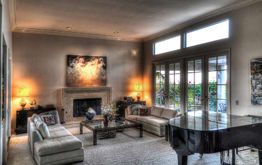 Architectural living room
