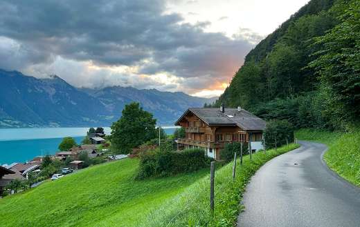 Nice house next to the road