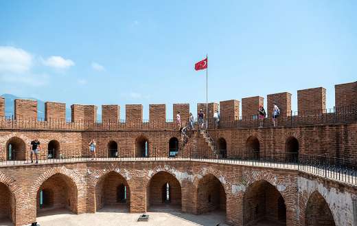 Nice landscape Alanya Turkey architecture