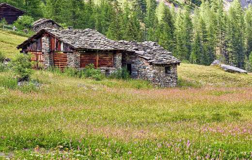 Mountain huts cabin