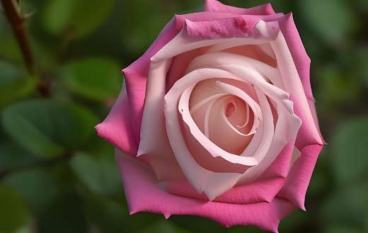 White pink rose