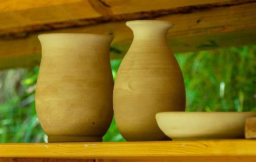 Clay pot vase ceramic