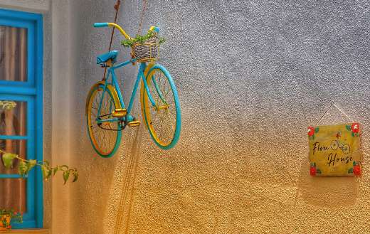 Decoration bicycle naxos