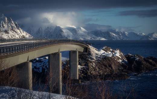 Lofoten bridge Norway