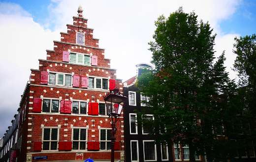 Stepped gable building Netherlands