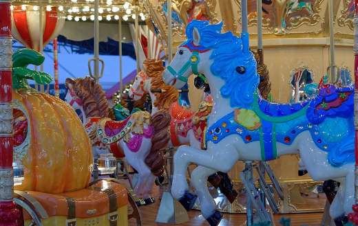 Carousel Merry go round holiday time