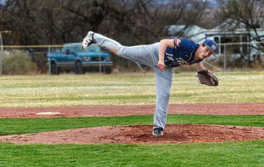 Pitcher athlete baseball