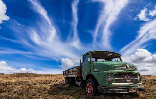 Abandoned truck puzzle
