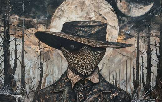 Mysterious man in mask