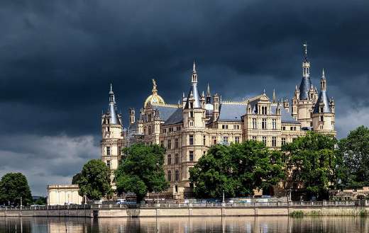 Schwerin castle city of Schwerin
