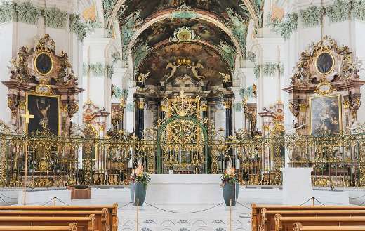 St Gallen Switzerland church cathedral altar interior