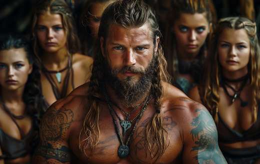 Viking Norway warriors