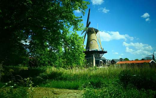 Windmill hellevoetsluis Brielle Netherlands