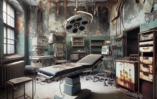 Abandoned room hospital
