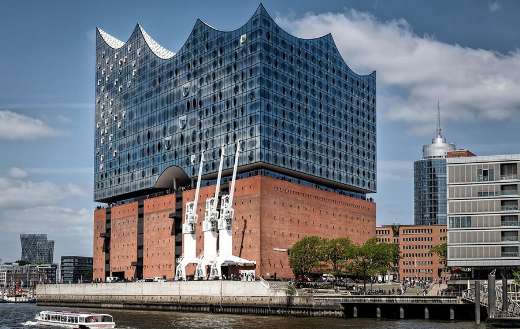 Concert hall Elbphilharmonie Speicherstadt