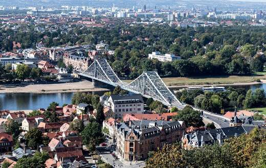 Dresden city scape landscape
