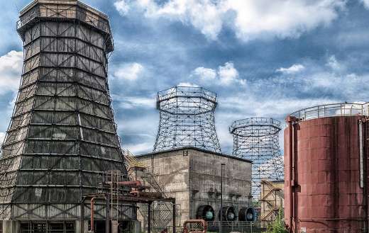 Power plant industrial plant industry