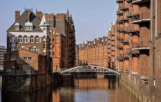 Speicherstadt warehouse building