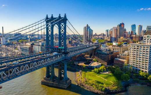 USA Manhattan bridge