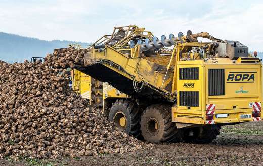 Field farm sugar beet vehicle